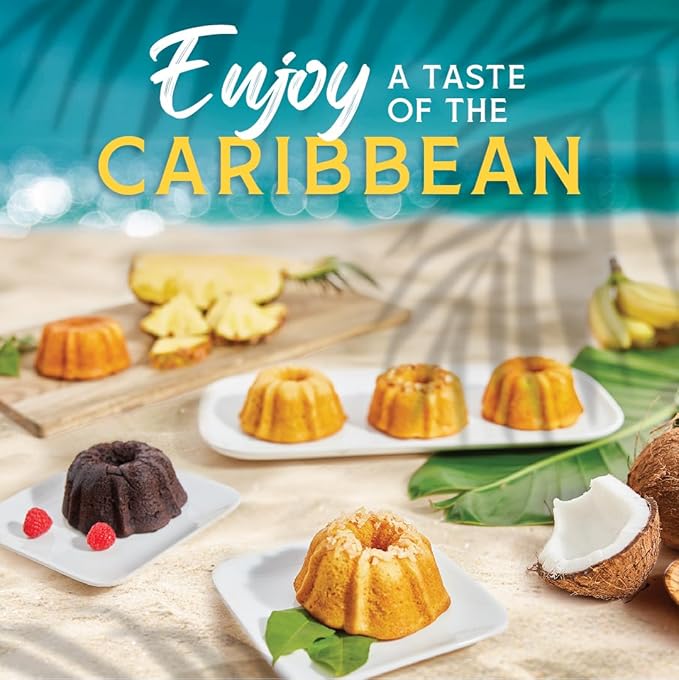 TORTUGA Caribbean Cinnamon Raisin Rum Cake - 16 oz Rum Cake 2 Pack - The Perfect Premium Gourmet Gift for Stocking Stuffers, Gift Baskets, and Christmas Gifts - Great Cakes for Delivery