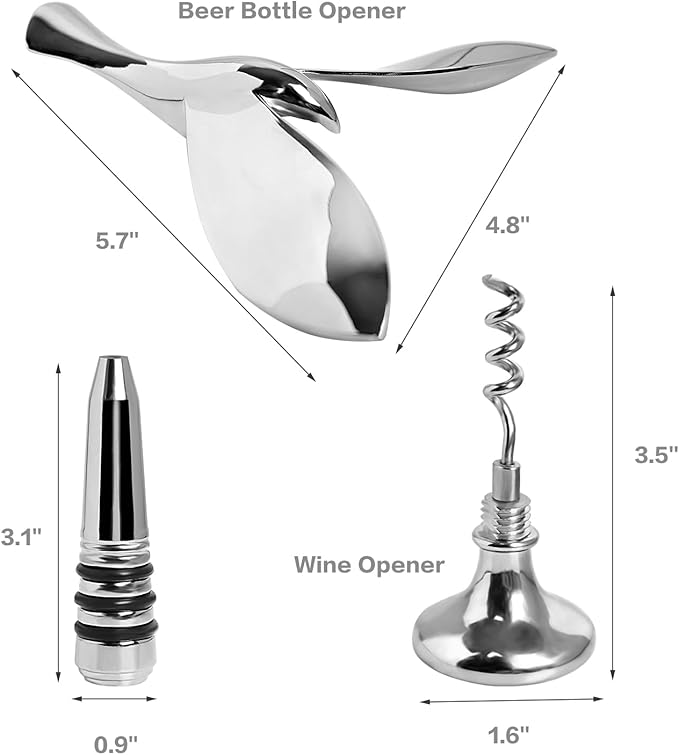 Creative Tumbler Flying Bird Bottle Opener for Beer and Drinks Unique Easy Bottle Opener