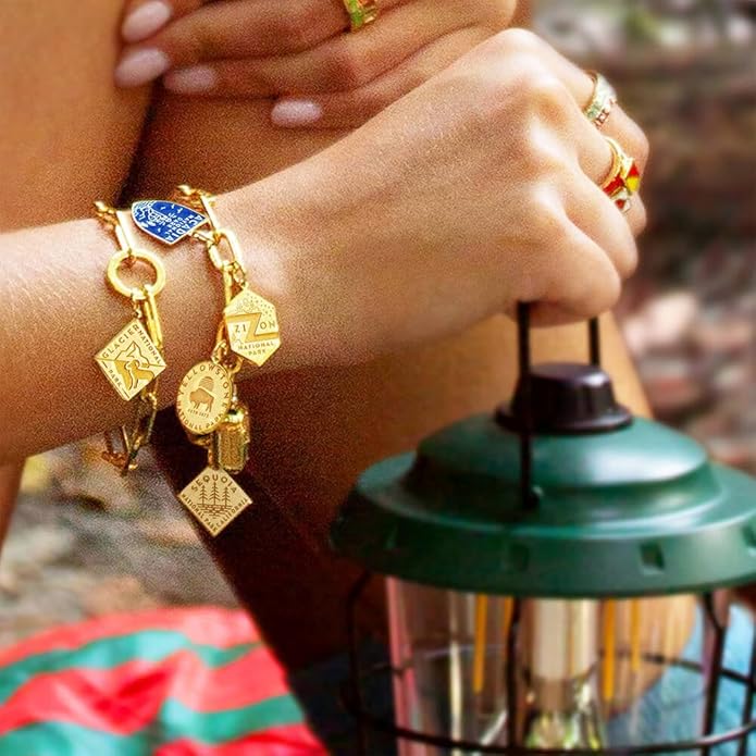 Jet Set Candy National Park Souvenir Travel Charms Gold Vermeil