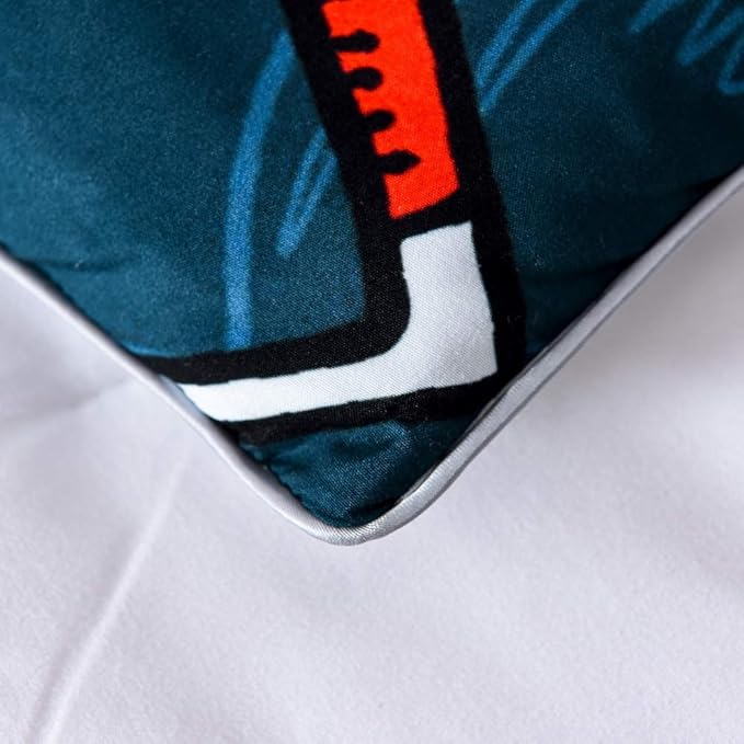 Sports Comforter Sets Bed in A Bag Full Size,3D Soccer Basketball Baseball Football Theme Quilt Set for Kids Boys Children Fans Bedding Decorative