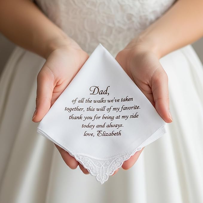 6Pcs Handkerchiefs for Women, White Cotton Square Handkerchief for Women, Soft Lace-Trimmed Hankies with Elegant Embroidery, Ladies Handkerchiefs for Afternoon Tea, Weddings & Daily Elegance(11 inch)