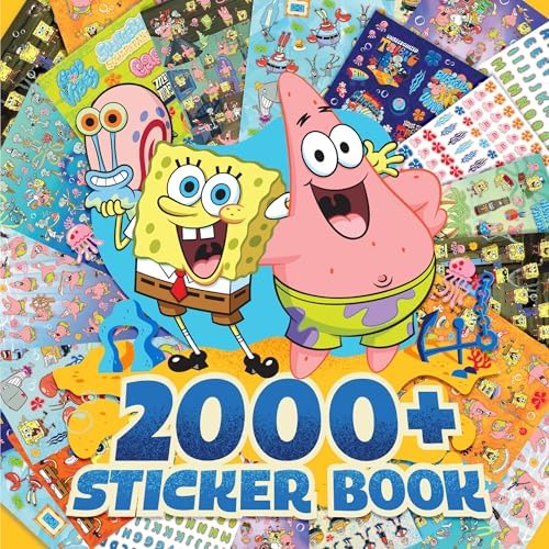 Horizon Group USA Sticker Book, Spongebob Squarepants, 2000+ Stickers - Image 2