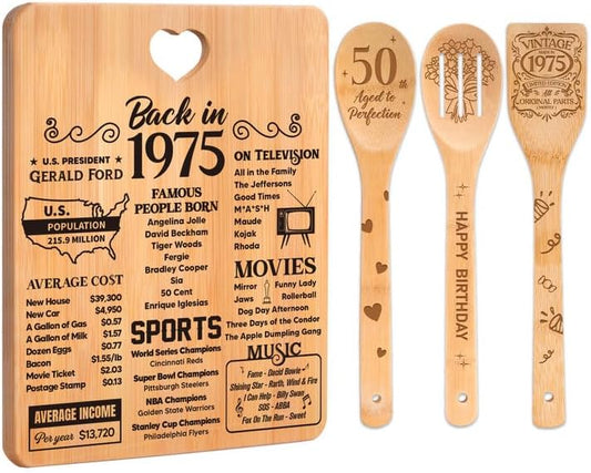 1975 Birthday Gifts for Him Her- "Back in 1975" by Apjielop-GiftsMaster
