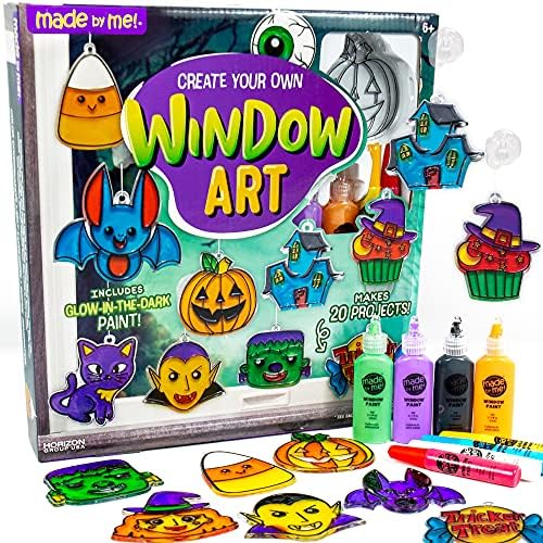 Made By Me Create Your Own Window Art Kit, Halloween Suncatchers by MadebyMe