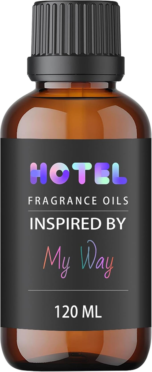 Hotel Scent Essential Oil Waterless Diffuser Oil My Way Diffuser Oil for Ultrasonic and Waterless Diffusers and Crafting, Hotel Fragrance Oil 4 fl oz