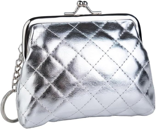 CONCISE Coin Purse Vintage Bag Lock Wallet Buckle Kiss Lock change purse leather coin purse change holder wallet coin