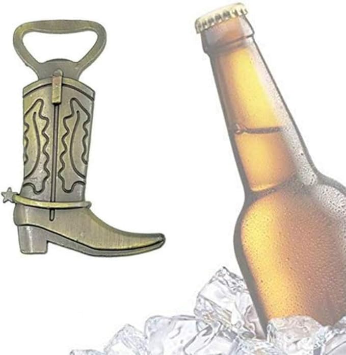 Pack of 20 Retro Style Cowboy Boots Beer Bottle Opener Wedding Favors,Party Favors for Guest Souvenir Gift for Baby Shower Birthday Party Decorations and Supplies (Retro Boots)
