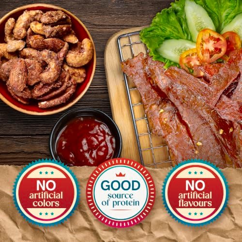 Beef Jerky & Nuts Gift Baskets - Birthday Gifts For Men Who Have Everything - Image 6
