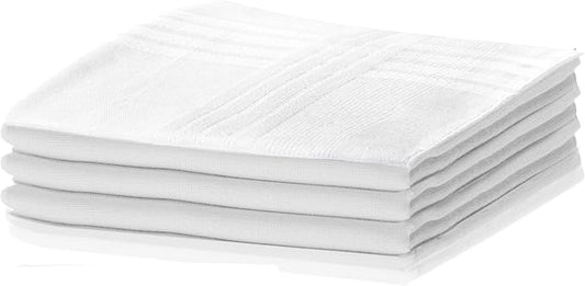 Umo Lorenzo Pocket Square Handkerchiefs for Men Soft 100% Cotton Hankies