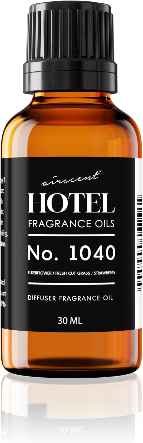 AirScent 50 Central Park Ritzy Hotel Fragrance No. 1040 - Elderflower Fresh Cut Grass Strawberry - Hotel Diffuser Oil for Ultrasonic and Waterless Diffusers and Crafting - 30 mL, 1 fl oz Bottle
