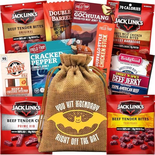 Halloween Beef Jerky Gift Basket - Halloween Treats For Kids, Women, Men by Unknown