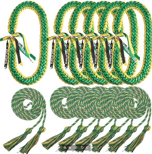 TFTAFAN Graduation Leis and Graduation Honor Cords Class of 2026 Graduation Ribbon Lei Graduation Necklace Braided Necklaces gift for Student Gifts Party Supplies by Unknown