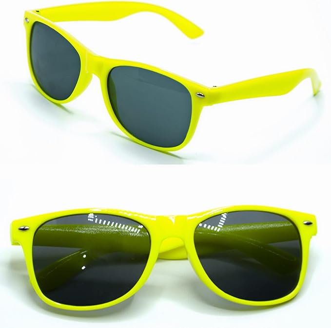 400pc Personalized Wedding Sunglasses Bulk for Guests Party Favors,Custom Personalized Logo Sunglasses Womens Men,Wedding Bridesmaid Sunglasses Gifts,Bachelor Party Favors Set （Lemon）