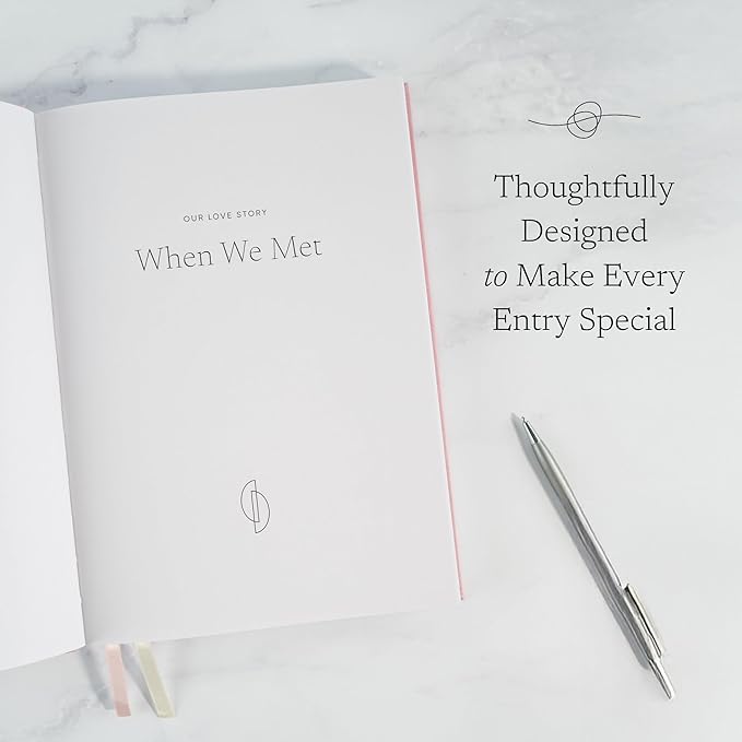 Anniversary Journal: Our Love Story – Memory-Focused Valentine’s Day Gift for Couples to Capture the Evolution of Your Love Story, Wedding Memory Book, Couples Journal, & Anniversary Scrapbook - Wedding Registry Gift & Paper