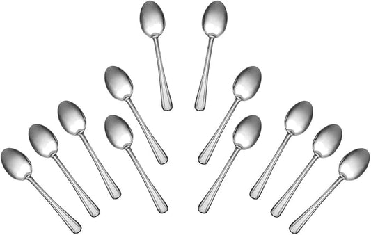 Stainless Steel Tea Spoon, Flatware Set 'Domi' for (12)
