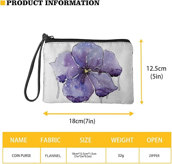 Dolyues Boho Mandala Fashion Coin Purse Wallets for Women Change Pouch Clutch Bag Zipper Wallet Smooth Purses Pencil Bags for Kids Gift