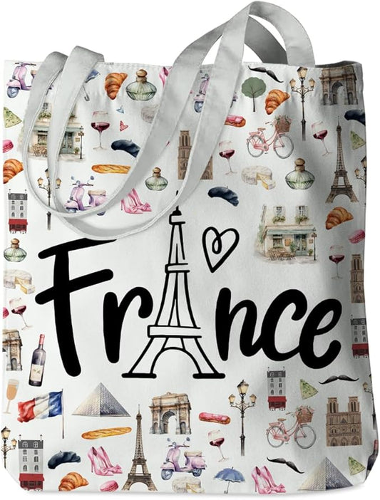 New York Paris Chicago Nashville Italy Los Angeles Las Vegas Lover Gifts Tote Bag Beach Bag Travel Gift
