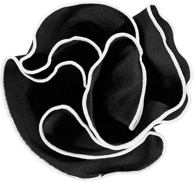 Premium Pre-Folded Four-Point Suit Pocket Square for Men with Sewn Pocket Fold