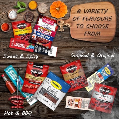 Beef Jerky Halloween Gifts Basket - Boo Basket With Spooky Basket Stuffers - Image 4