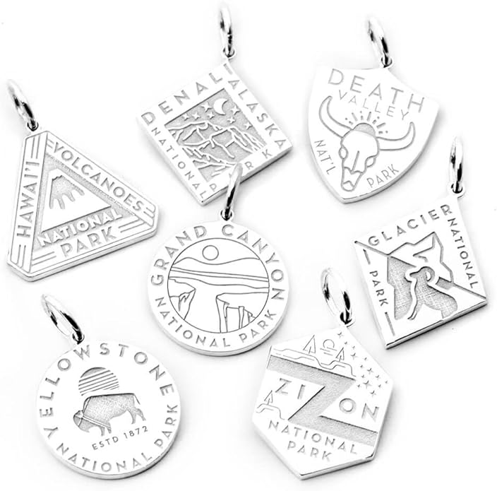 Jet Set Candy Sterling Silver National Park Souvenir Travel Charm