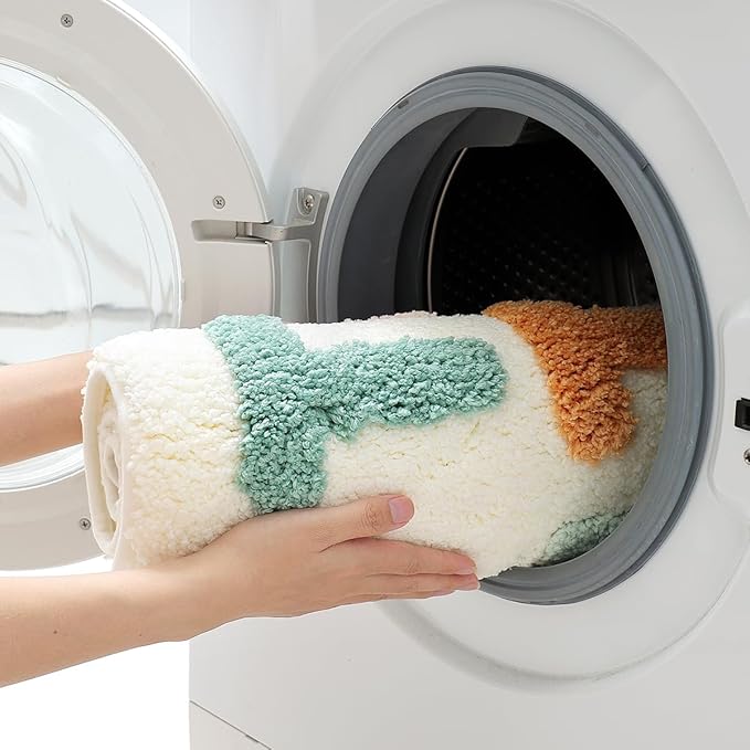 Ankah Get Naked Bath Mats, Rude Swear Words Unique Funky Cute Bathroom Rugs, Non Slip Rubber Backed Machine Washable, Cool Shag Absorbent Bath Rug for You Home, 17.32" x 29.92" (TAKE IT Off)