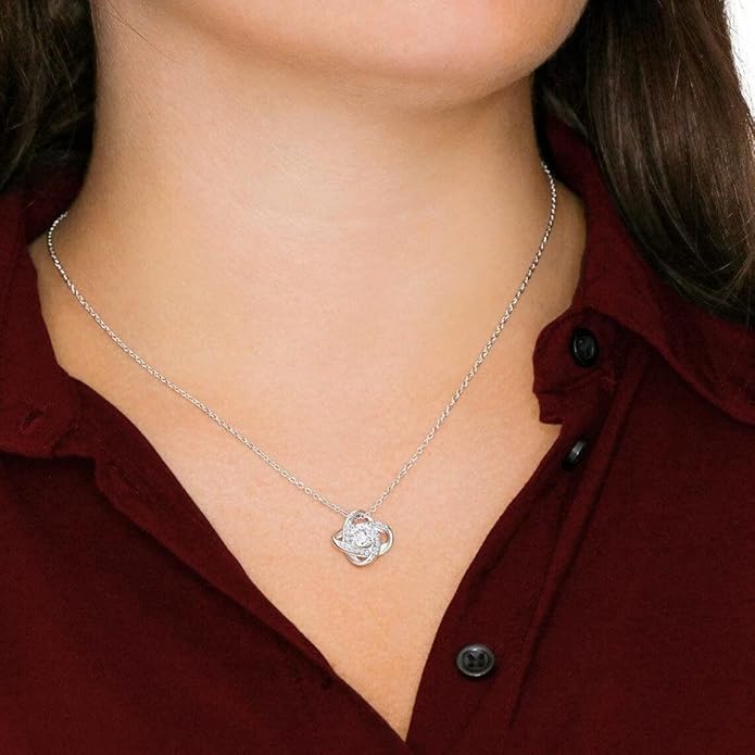 Daughter In Law Gifts From Mother In Law, Necklace For Her From Mom And Dad, Birthday Gift For Her With Message Card And Gift Box, Meaningful Gifts For Bonus Daughter