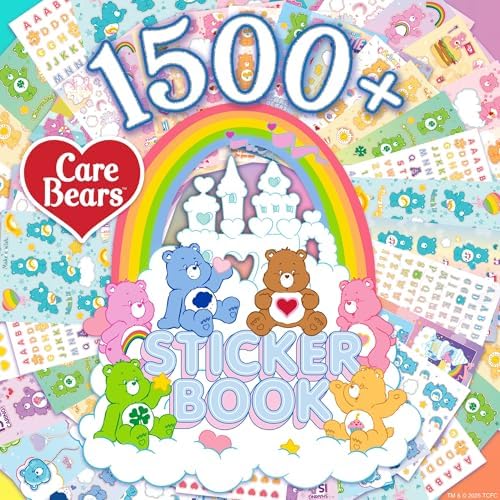 Horizon Group USA Sticker Book, Care Bears, 1500+ Stickers by HorizonGroupUSA