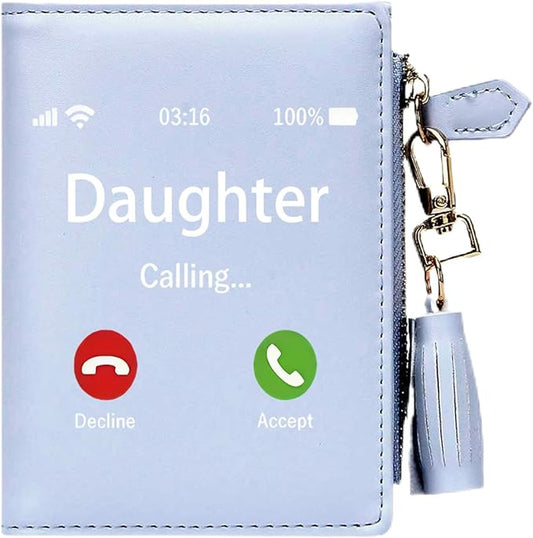 GEEAD Custom Design Small Wallets for Women Bifold Slim Coin Purse Zipper ID Card Holder for Christmas