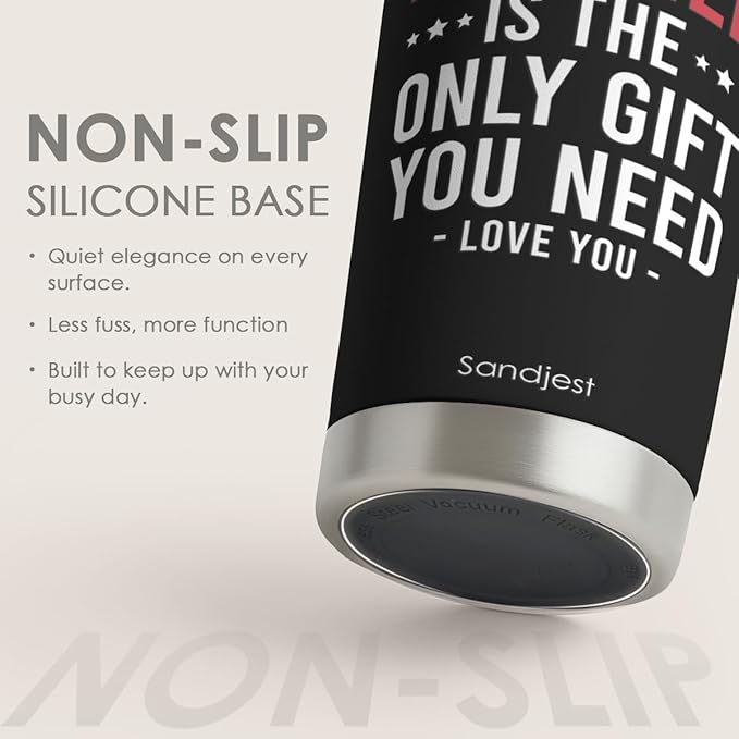 SANDJEST Brother Tumbler 20oz, Funny Stainless Steel Travel Cup with Lid, Being Brother Is the Only Gift You Need Insulated Coffee Mug, Gifts for Men Boys Friends on Birthday Christmas