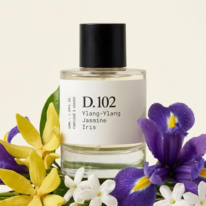 – D.102 – Eau de Parfum Inspired by C. N°5, Made in Grasse (France), Long-Lasting Perfume for Women, Ylang-Ylang & Jasmine, Vegan – Spray 50 ml | 1.7 fl. oz.
