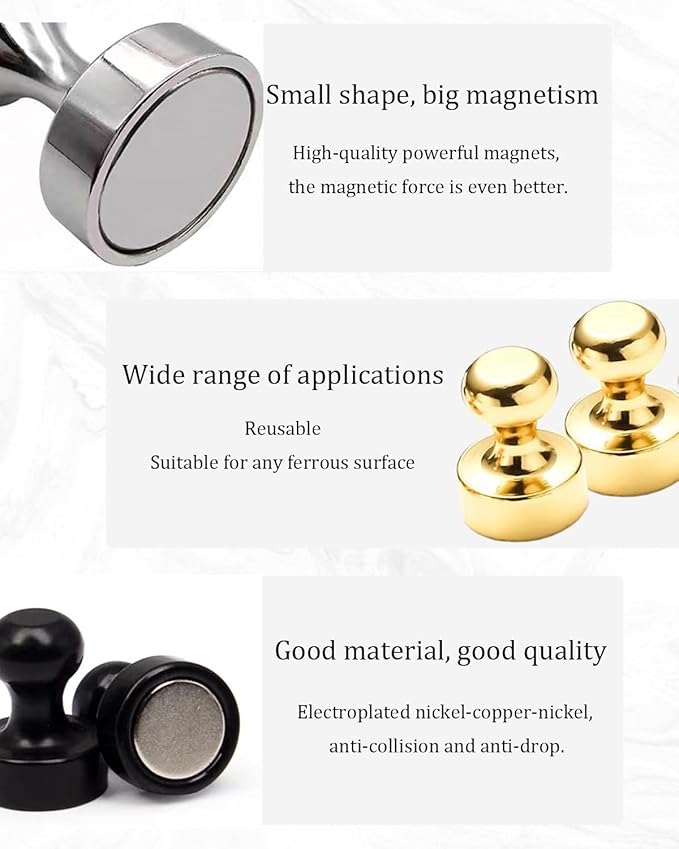 Fridge Magnet, 20Pcs Blonde Refrigerator Magnets, Small and Strong Magnets for Whiteboard, Office, Classroom, Map, Kitchen Accessories, Office Accessories, Locker Accessories, Map Decorative
