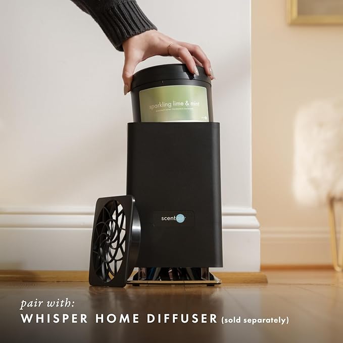 ScentAir Whisper Home Monthly Plug-in Refill, Fragrance Cartridge for Home and Office, Amazon Exclusive, Sparkling Lime & Mint