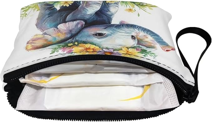 Dolyues Elephant Change Purse For Women Cute Card Holder Cute Elephant Coin Purse Elephant Coin Wallet for Womens Girls Birthday Gifts