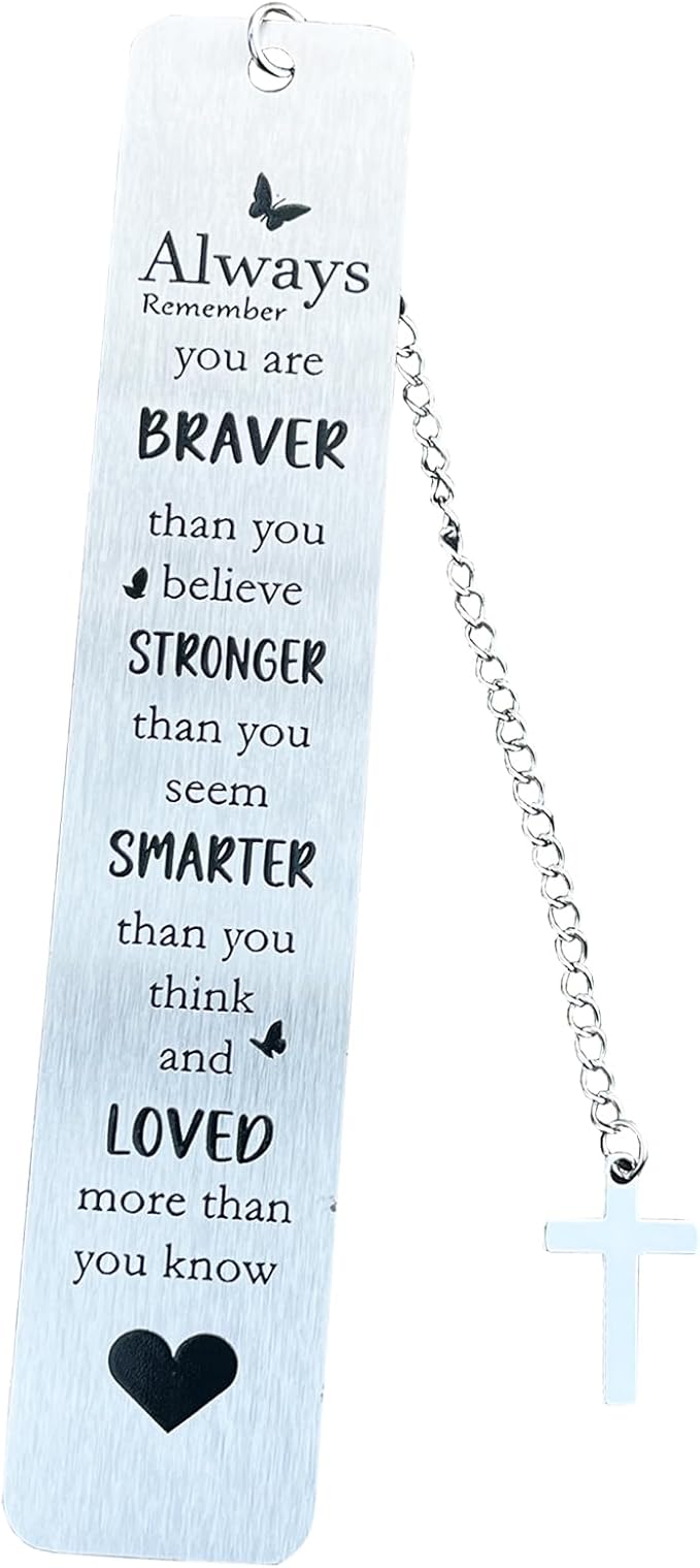 Christian Bookmark Gifts for Women Girls Boys, Inspirational Religious Book Mark Markers Faith
