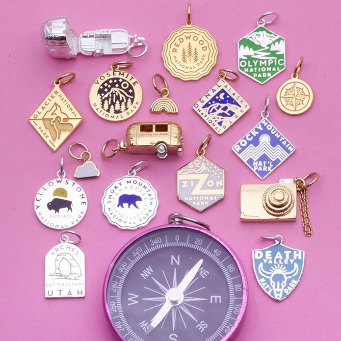 Jet Set Candy Sterling Silver National Park Souvenir Travel Charm