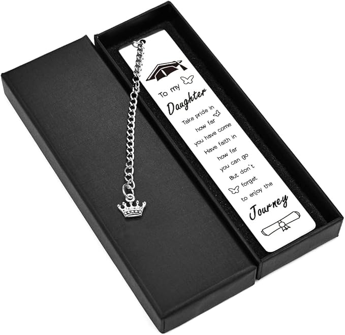 Quimoy Gifts for Daughter, Daughter Birthday Gift, to Daughter Inspirational Gifts from Mom, Birthday Gifts for Teen Girls Graduation Gifts, Christmas Gift for Daughter
