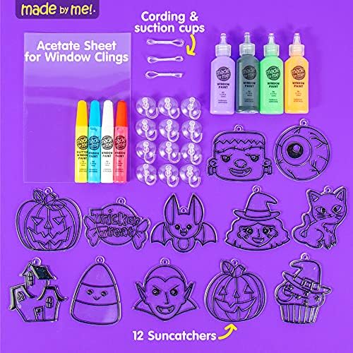 Made By Me Create Your Own Window Art Kit, Halloween Suncatchers - Image 2