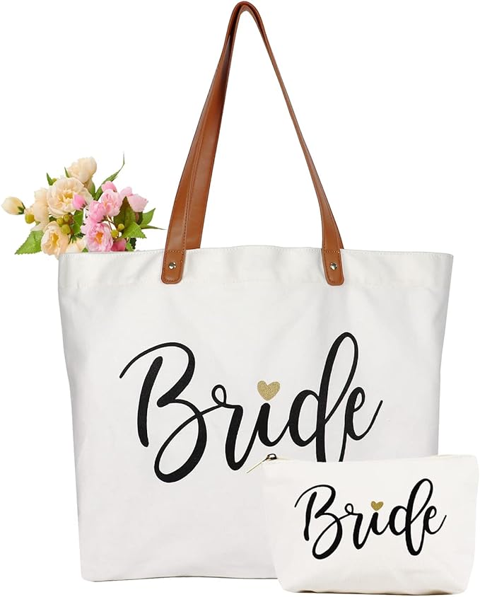 Lamyba New Mom Gifts, Mama Bag Tote with Makeup Bag, Cool Gifts for Mom to be/Expecting Mom/Pregnant Women