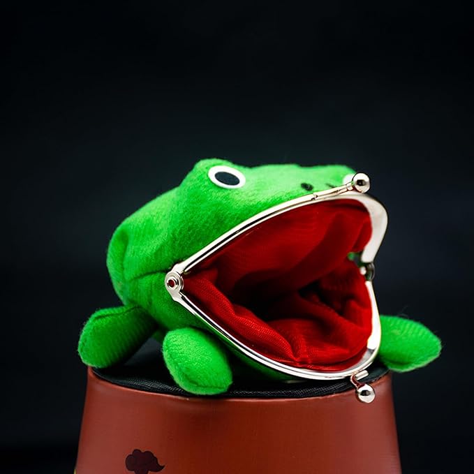 Cosplay Anime Frog Plush Coin Purse Exquisite Compact Cute Mini Wallet