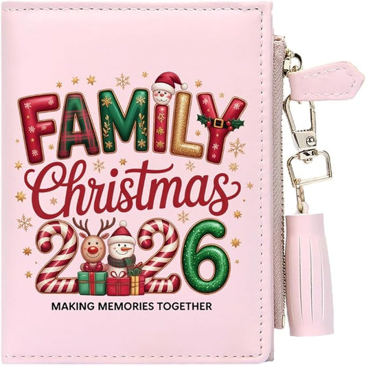 GEEAD Custom Design Small Wallets for Women Bifold Slim Coin Purse Zipper ID Card Holder for Christmas