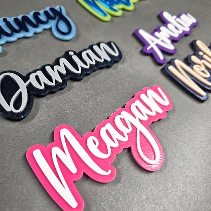 Custom name fridge magnet, family name magnets, locker name magnets, refrigerator name personalized magnet, many colors to choose from! A very smooth and elegant wedding style.