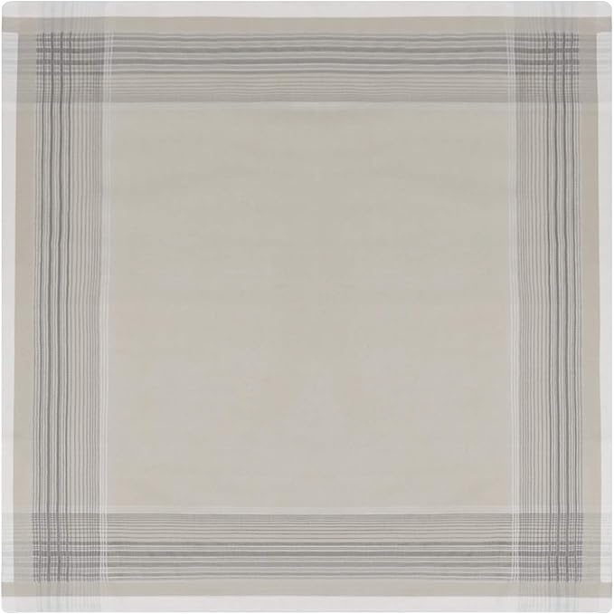 Zenssia Men's Soft Cotton Handkerchiefs Assorted Color with Stripe 6 Piece Gift Set