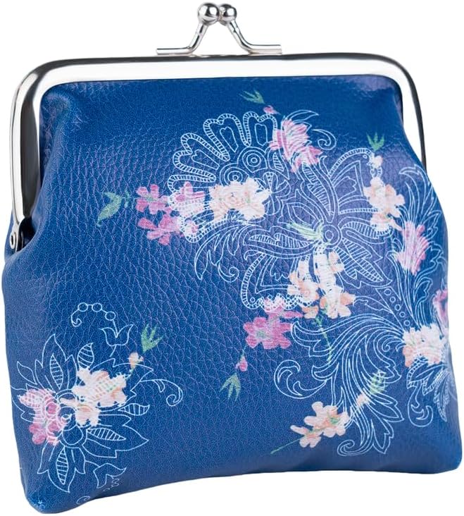 CONCISE Coin Purse Vintage Bag Lock Wallet Buckle Kiss Lock change purse leather coin purse change holder wallet coin