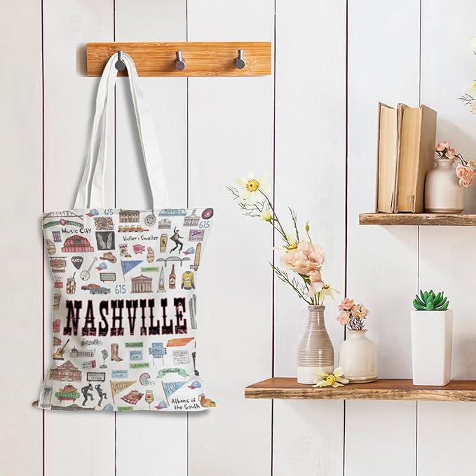 New York Paris Chicago Nashville Italy Los Angeles Las Vegas Lover Gifts Tote Bag Beach Bag Travel Gift