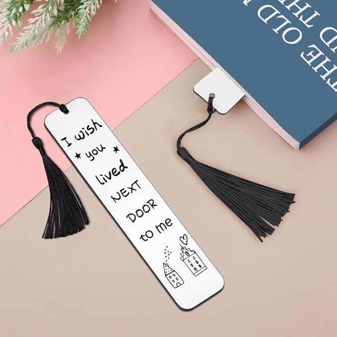 Quimoy Friendship Gifts for Women, Friend Bookmark for Book Lovers, Birthday Gifts for Women Friendship, for Women, for Friends Besties, Bookish Gifts for Women