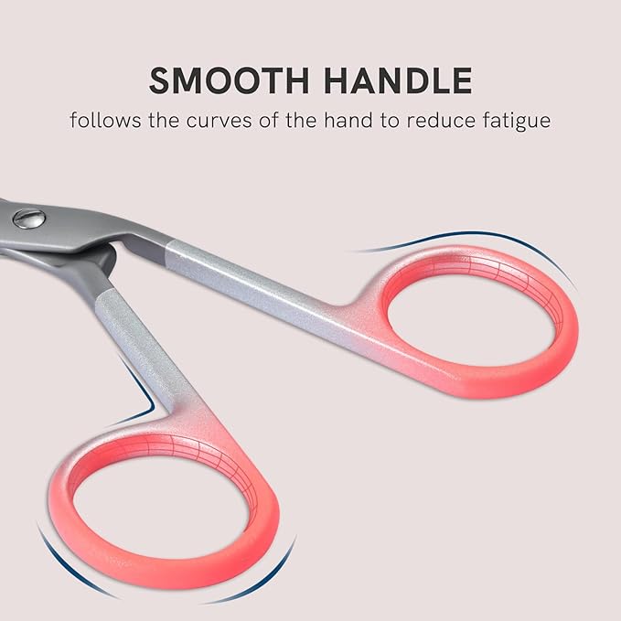 Professional Scissor Tweezer - Premium Quality Stainless Steel Tweezers with Handles, Larger Grabbing Surface Area, Precision Eyebrow Tweezers for Women and Men Facial Hair