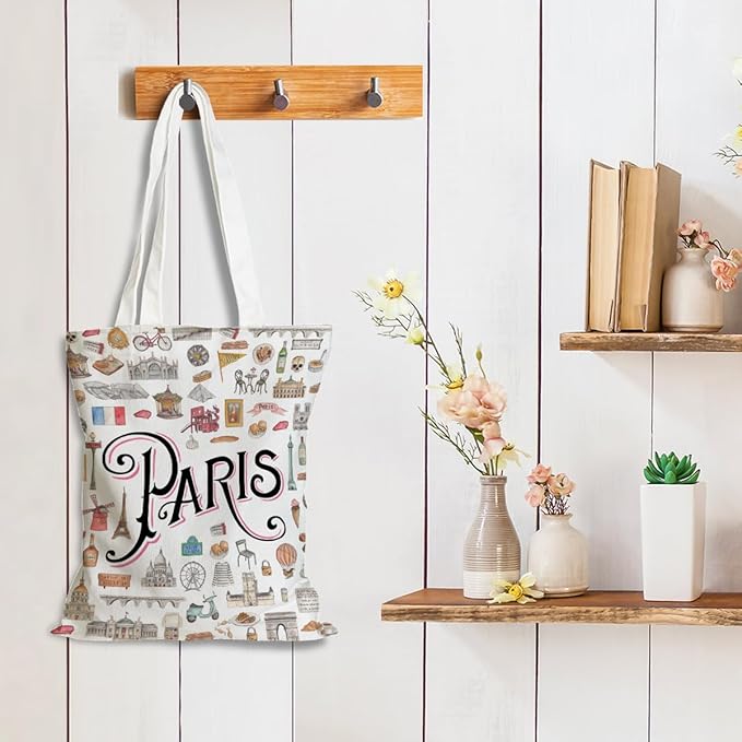 New York Paris Chicago Nashville Italy Los Angeles Las Vegas Lover Gifts Tote Bag Beach Bag Travel Gift
