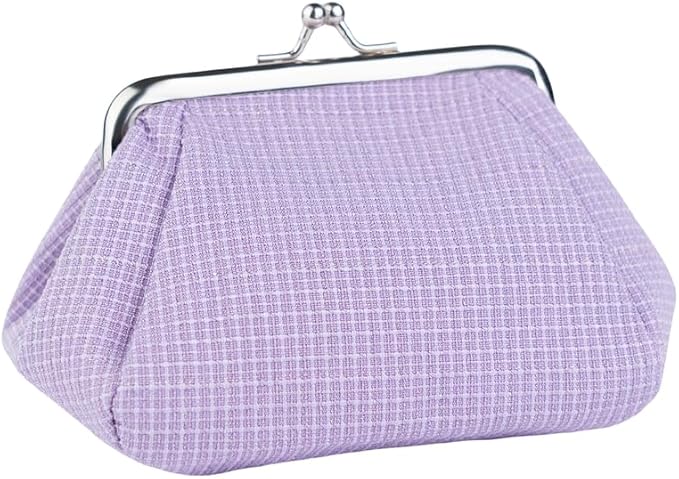 CONCISE Coin Purse Vintage Bag Lock Wallet Buckle Kiss Lock change purse leather coin purse change holder wallet coin