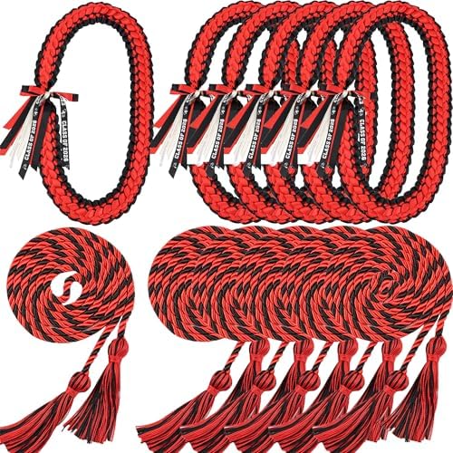 TFTAFAN Graduation Leis and Graduation Honor Cords Class of 2026 Graduation Ribbon Lei Graduation Necklace Braided Necklaces gift for Student Gifts Party Supplies by Unknown