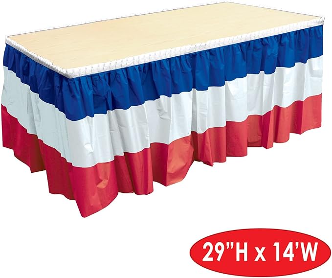 Beistle Patriotic Table Skirting